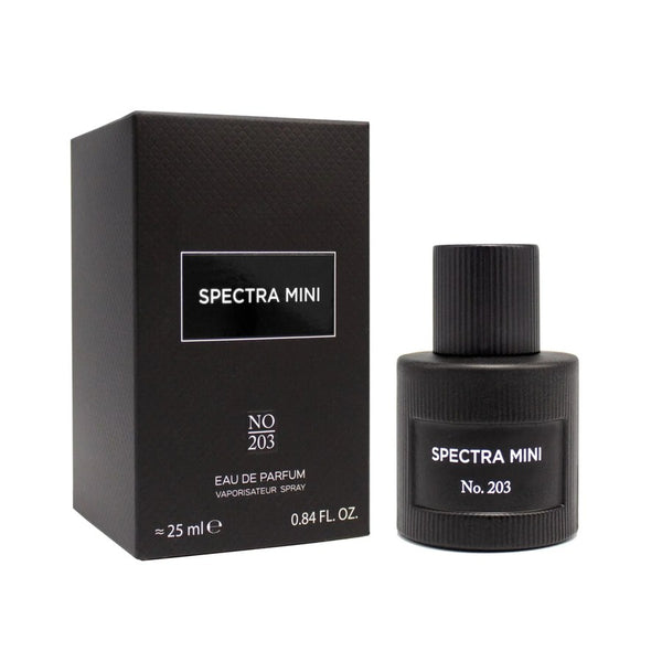 Spectra 203 Dark Leather Eau de Parfum 25ml bottle and packaging