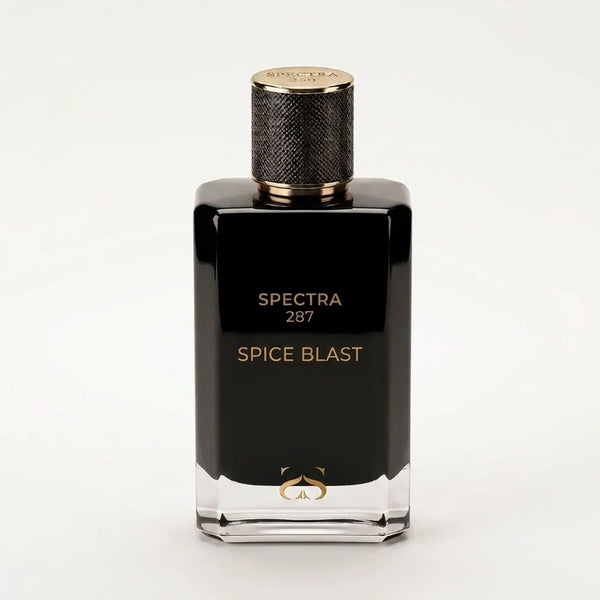 Spectra 287 Spice Blast Eau de Parfum 100ml bottle and packaging