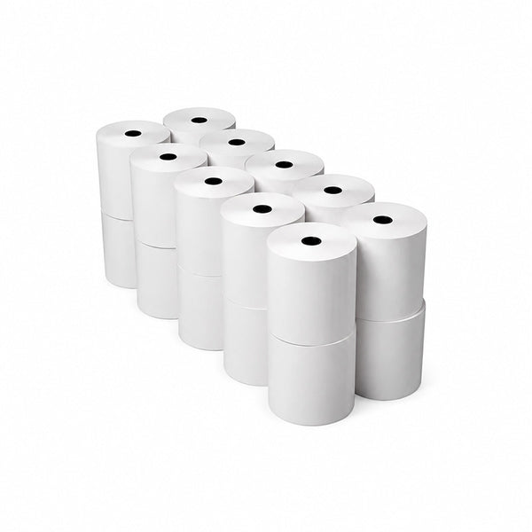 Deliveroo and PayPoint compatible thermal till rolls 57 x 40mm pack of 20