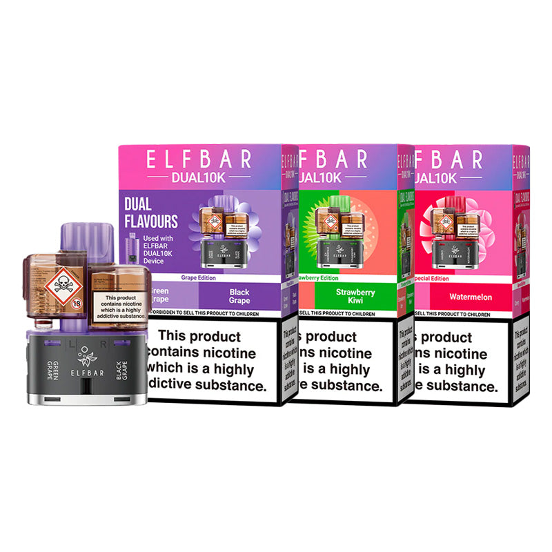 Elf Bar Dual 10K Replacement Pods (Box of 5)