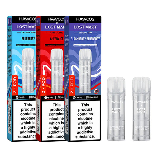 HAWCOS x Lost Mary Crystal 600 Pro Replacement Pods (Box of 10)