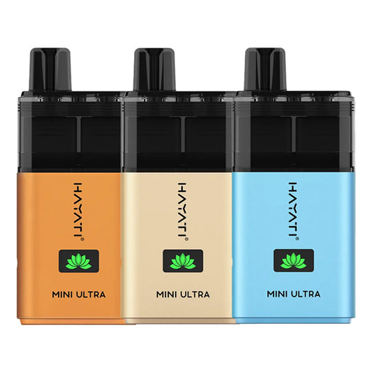 Hayati Mini Ultra 1500 Rechargeable Vape Kit (Box of 5)