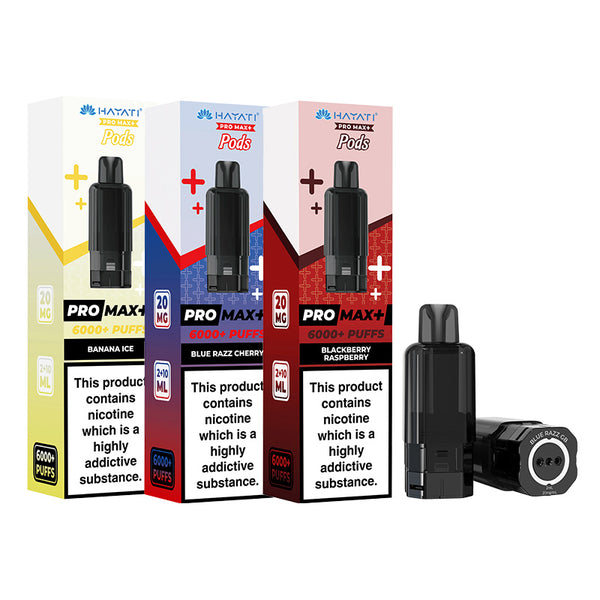 Hayati Pro Max+ 6000 Replacement Pods (Box of 5)