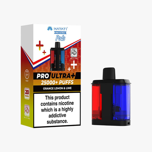 Hayati Pro Ultra+ 25K Replacement Pods (Box of 5)