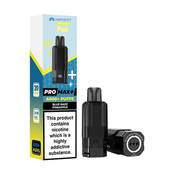 Hayati Pro Max+ 6000 Replacement Pods (Box of 5)