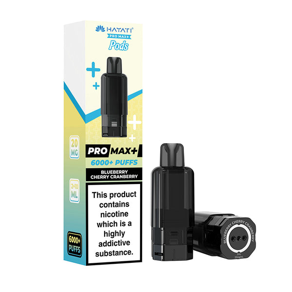 Hayati Pro Max+ 6000 Replacement Pods (Box of 5)