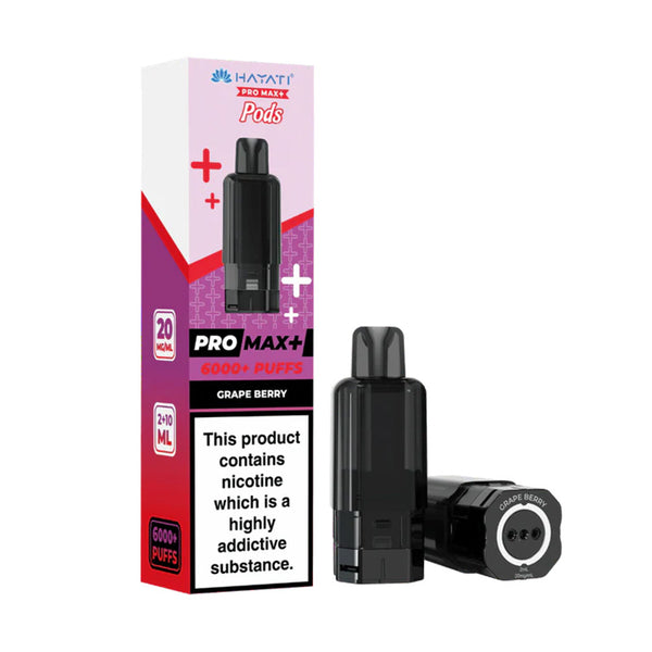 Hayati Pro Max+ 6000 Replacement Pods (Box of 5)