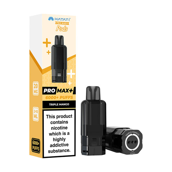 Hayati Pro Max+ 6000 Replacement Pods (Box of 5)