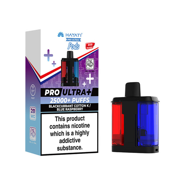 Hayati Pro Ultra+ 25K Replacement Pods (Box of 5)