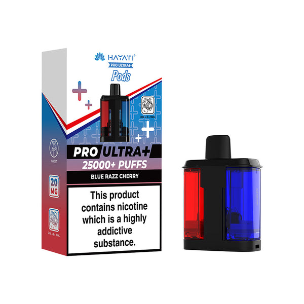 Hayati Pro Ultra+ 25K Replacement Pods (Box of 5)