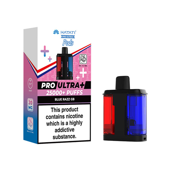Hayati Pro Ultra+ 25K Replacement Pods (Box of 5)