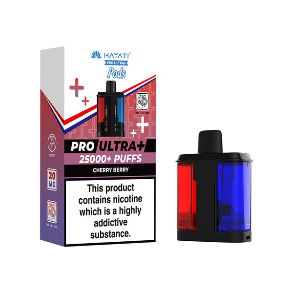 Hayati Pro Ultra+ 25K Replacement Pods (Box of 5)