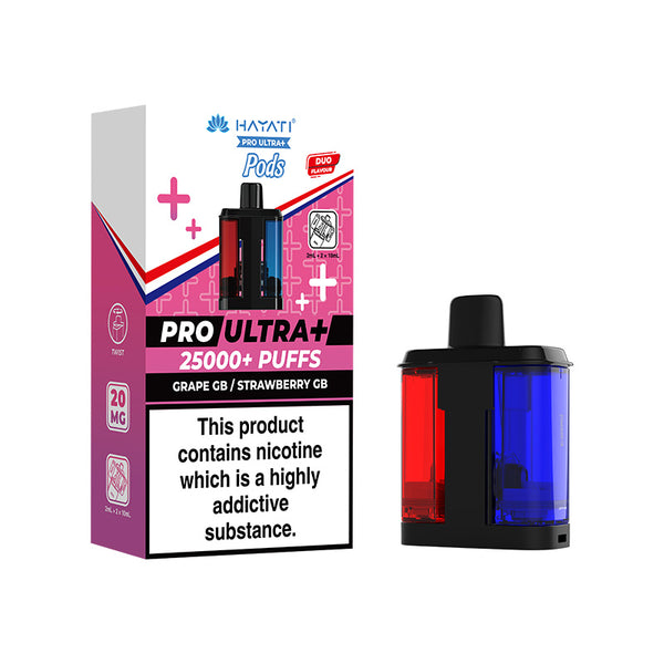 Hayati Pro Ultra+ 25K Replacement Pods (Box of 5)