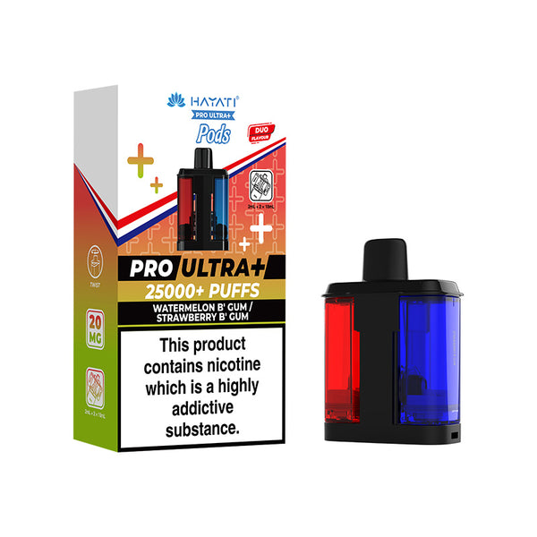 Hayati Pro Ultra+ 25K Replacement Pods (Box of 5)