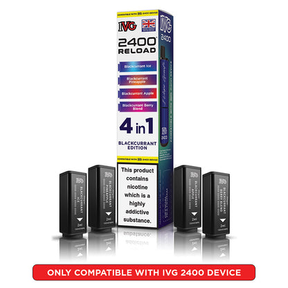 IVG 2400 Reload Prefilled Pods 4 in 1 Edition (Box of 5)