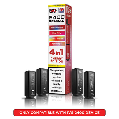 IVG 2400 Reload Prefilled Pods 4 in 1 Edition (Box of 5)