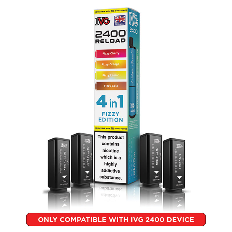 IVG 2400 Reload Prefilled Pods 4 in 1 Edition (Box of 5)