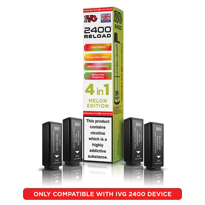 IVG 2400 Reload Prefilled Pods 4 in 1 Edition (Box of 5)