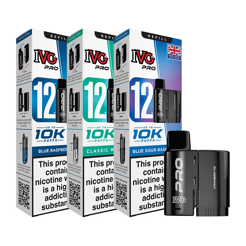 IVG Pro 12 Prefilled Replacement Pods (Box of 5)