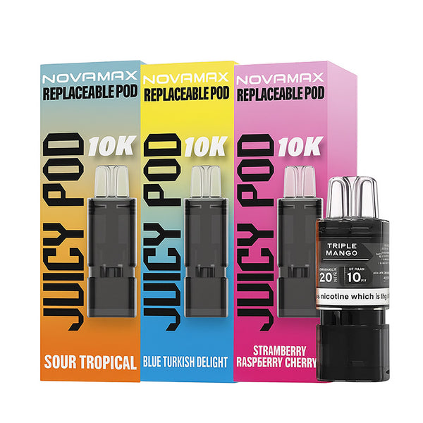 Juicy Pod Novamax 10K Prefilled Pods (Box of 10)