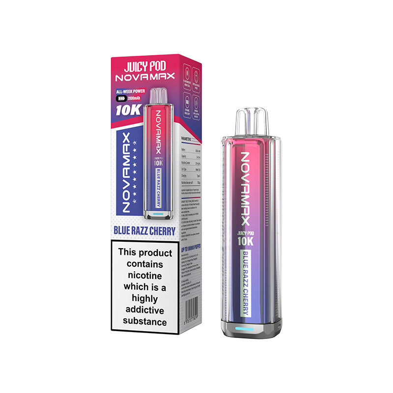 Juicy Pod Novomax 10k Prefilled Pod Kit (Box of 5)