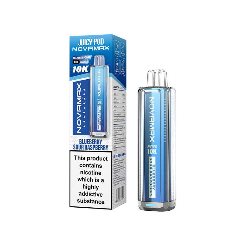 Juicy Pod Novomax 10k Prefilled Pod Kit (Box of 5)