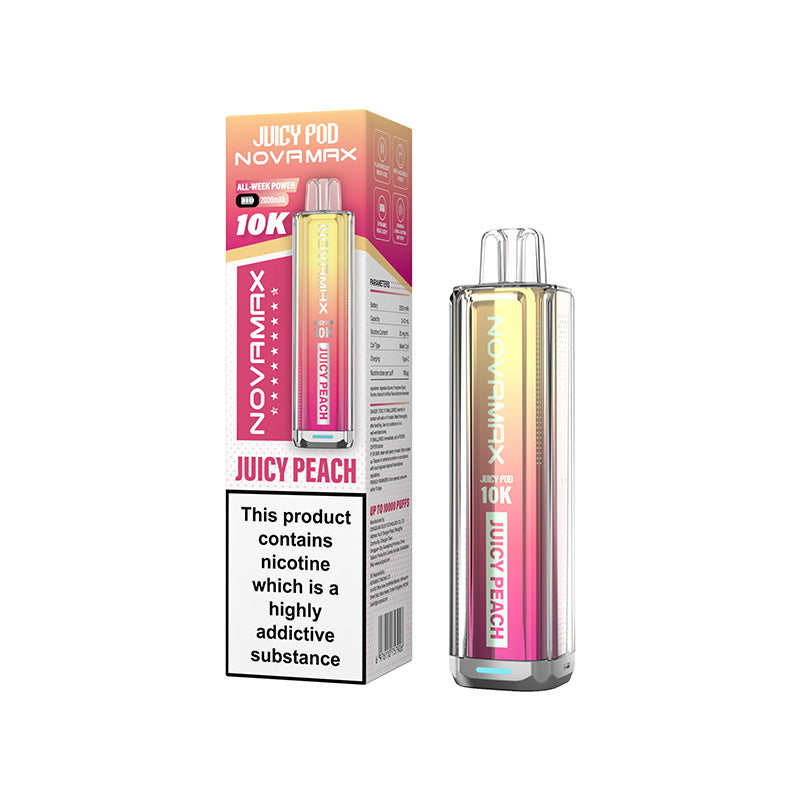 Juicy Pod Novomax 10k Prefilled Pod Kit (Box of 5)