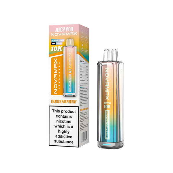 Juicy Pod Novomax 10k Prefilled Pod Kit (Box of 5)