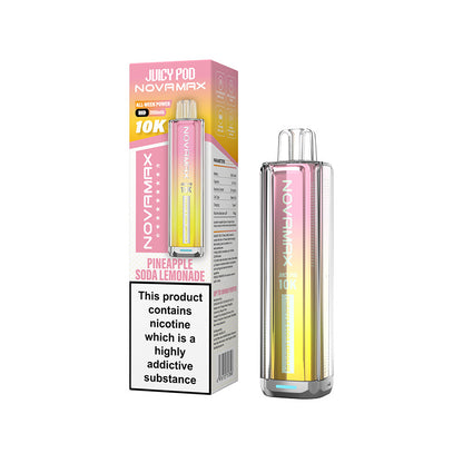 Juicy Pod Novomax 10k Prefilled Pod Kit (Box of 5)