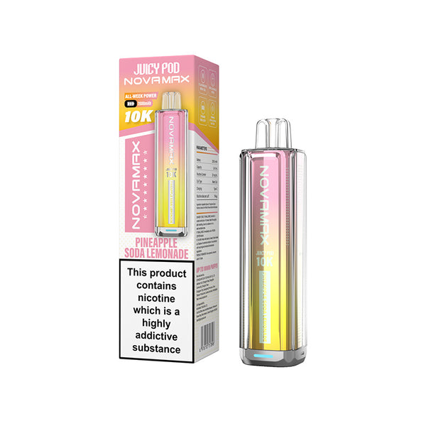 Juicy Pod Novomax 10k Prefilled Pod Kit (Box of 5)