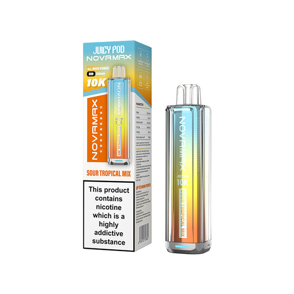 Juicy Pod Novomax 10k Prefilled Pod Kit (Box of 5)