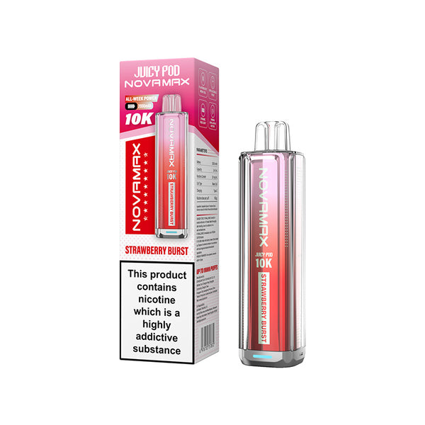 Juicy Pod Novomax 10k Prefilled Pod Kit (Box of 5)