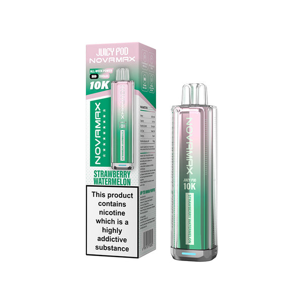 Juicy Pod Novomax 10k Prefilled Pod Kit (Box of 5)