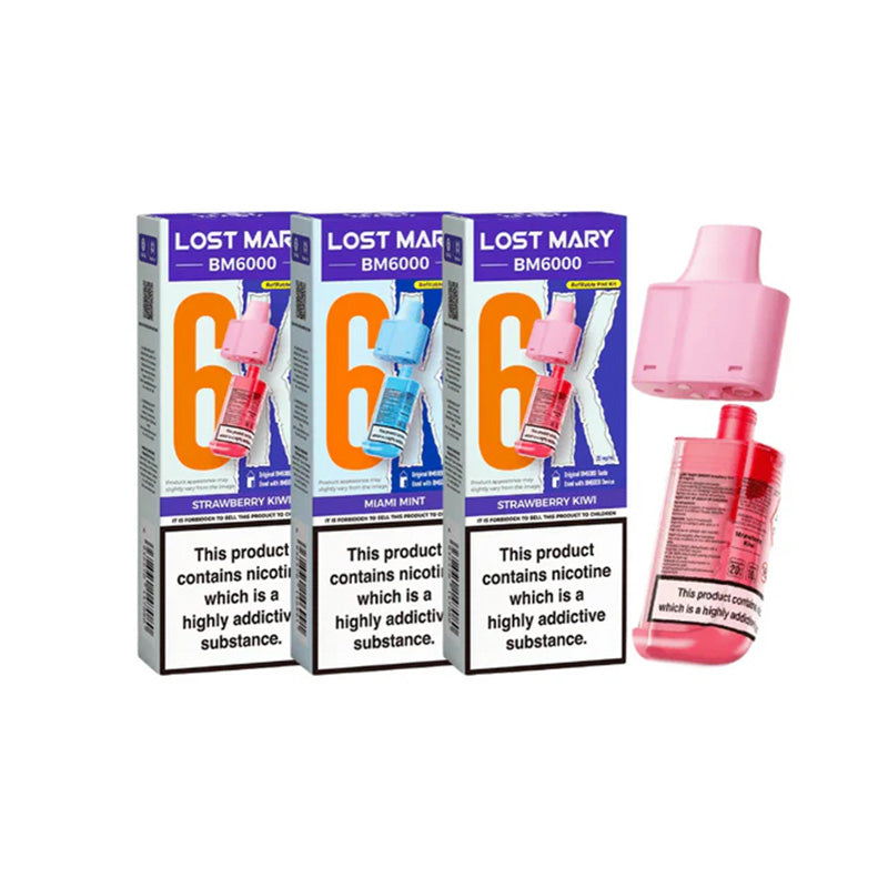 Lost Mary BM6000 Refillable Pods (Box of 5)