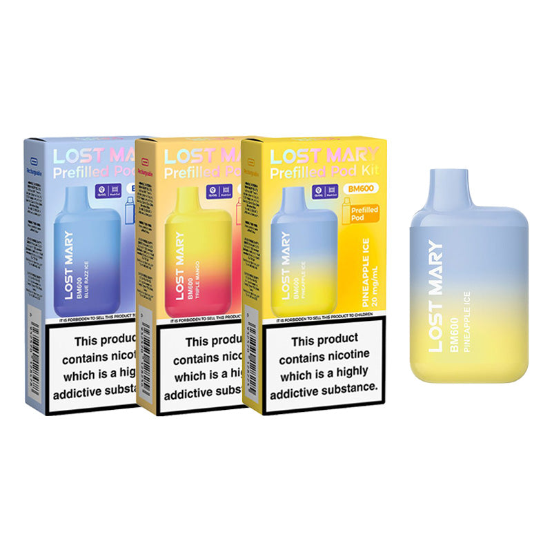 Lost Mary BM600 Rechargeable Prefilled Pod Kit (Box of 10)