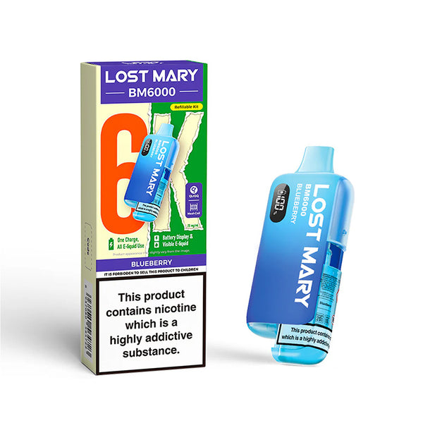 Lost Mary BM6000 Rechargeable Vape Kit (Box of 5)