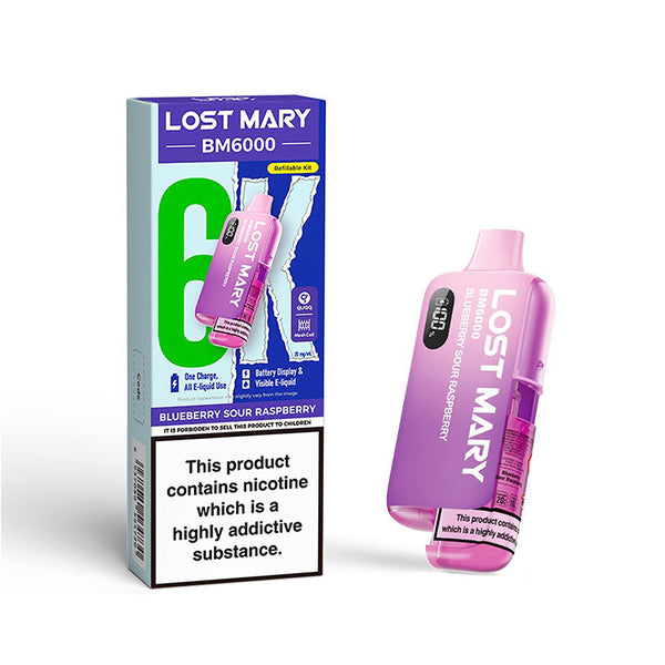 Lost Mary BM6000 Rechargeable Vape Kit (Box of 5)