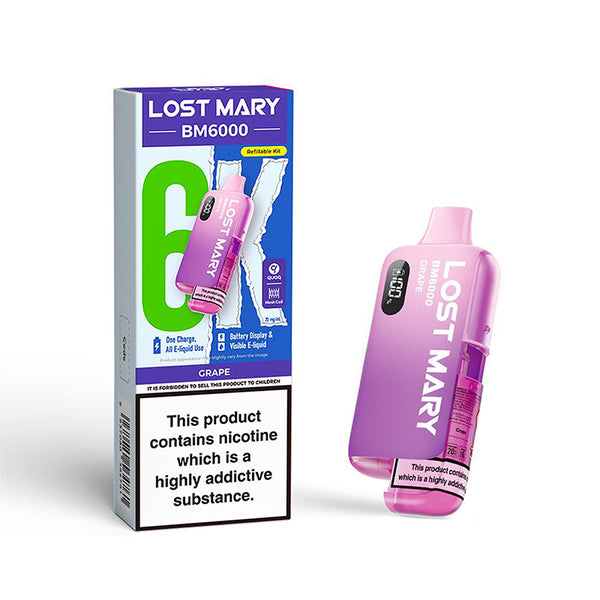 Lost Mary BM6000 Rechargeable Vape Kit (Box of 5)
