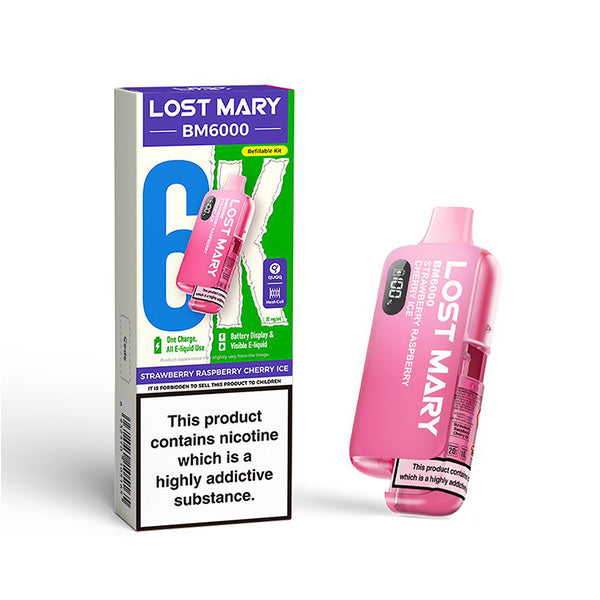 Lost Mary BM6000 Rechargeable Vape Kit (Box of 5)