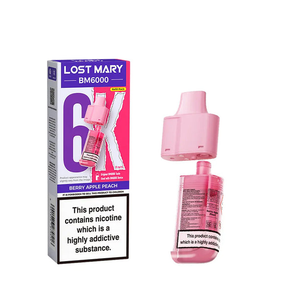 Lost Mary BM6000 Refillable Pods (Box of 5)