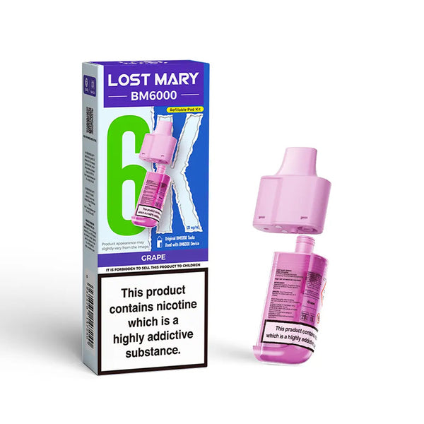 Lost Mary BM6000 Refillable Pods (Box of 5)