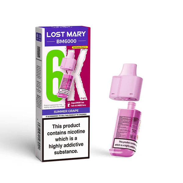 Lost Mary BM6000 Refillable Pods (Box of 5)