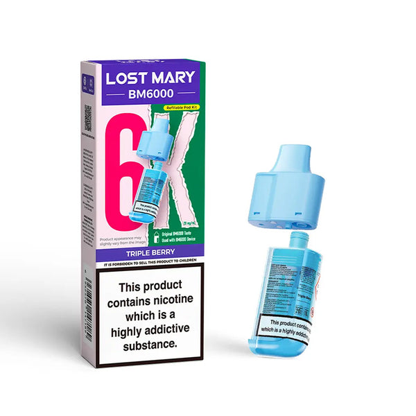 Lost Mary BM6000 Refillable Pods (Box of 5)