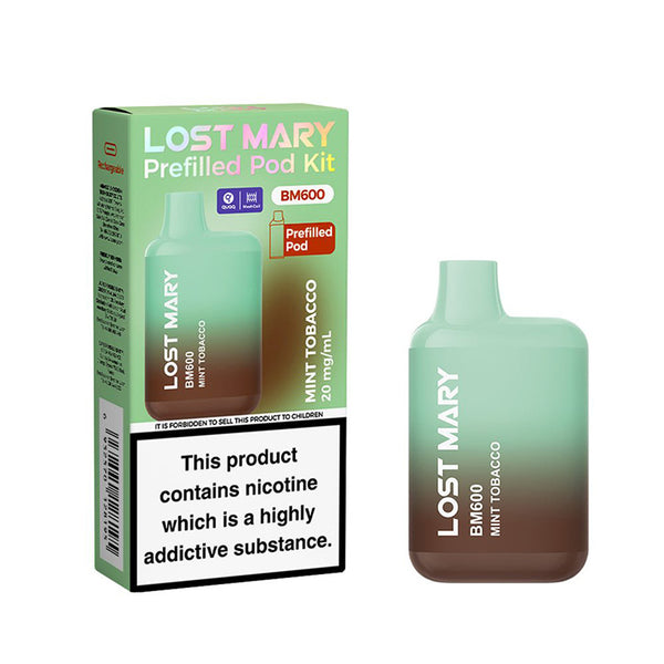 Lost Mary BM600 Rechargeable Prefilled Pod Kit (Box of 10)