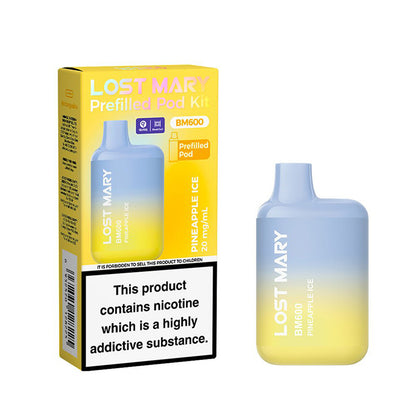 Lost Mary BM600 Rechargeable Prefilled Pod Kit (Box of 10)