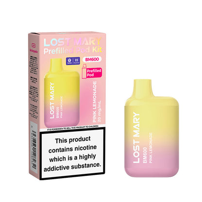 Lost Mary BM600 Rechargeable Prefilled Pod Kit (Box of 10)