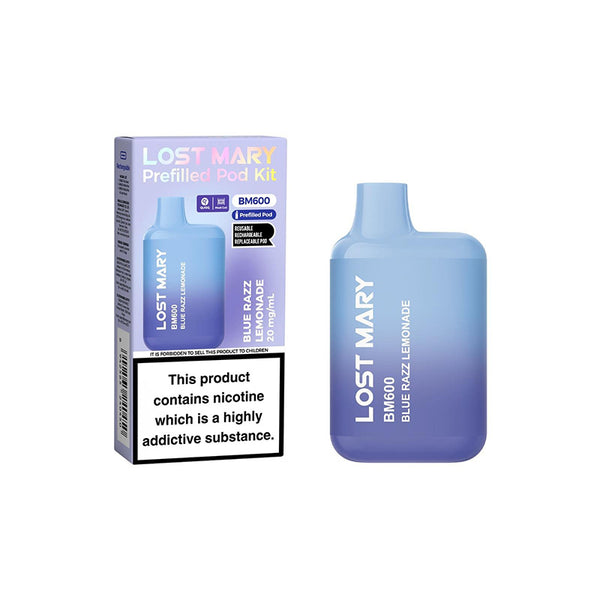 Lost Mary BM600 Rechargeable Prefilled Pod Kit (Box of 10)