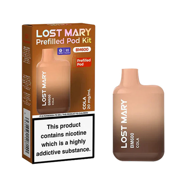 Lost Mary BM600 Rechargeable Prefilled Pod Kit (Box of 10)