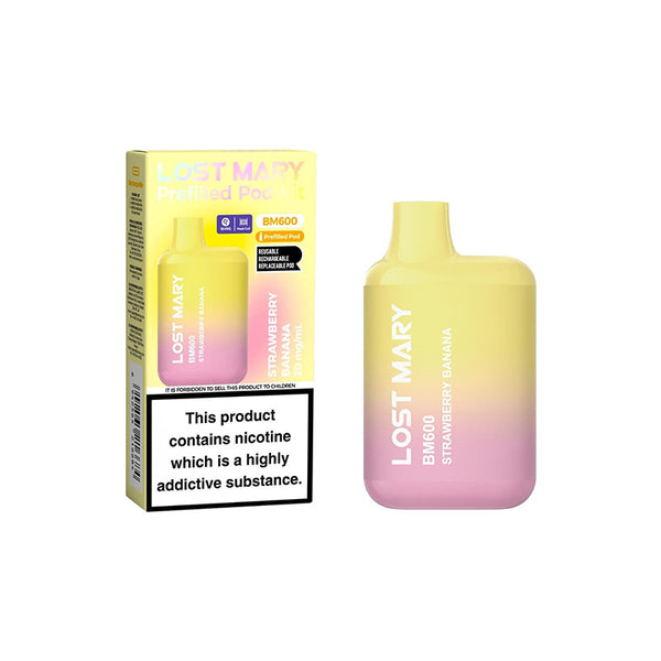 Lost Mary BM600 Rechargeable Prefilled Pod Kit (Box of 10)