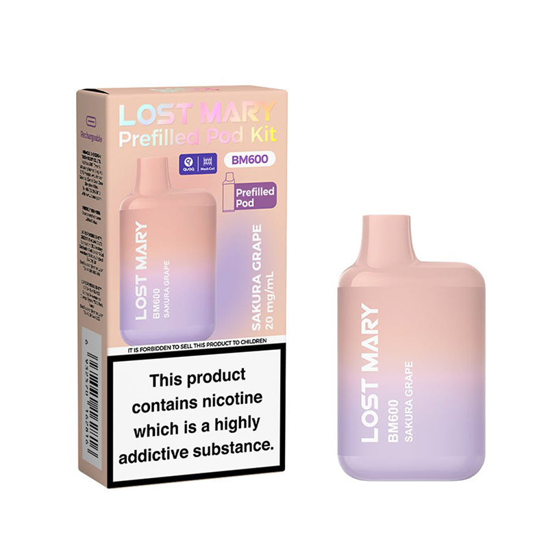Lost Mary BM600 Rechargeable Prefilled Pod Kit (Box of 10)